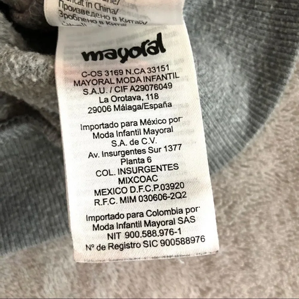 Mayoral & Co. Kids zip up hooded sweatshirt